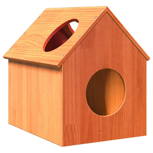 Kattenhuis 41X50X50 Cm Massief Grenenhout
