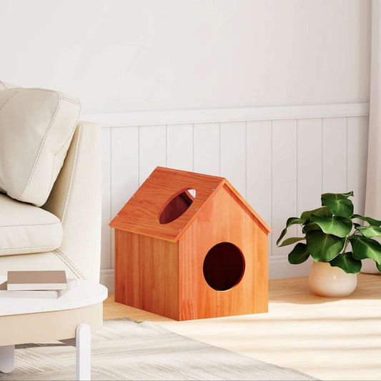 Kattenhuis 41X50X50 Cm Massief Grenenhout