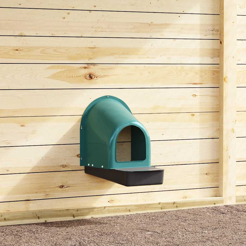 Kippennestkasten 4 Stuks Wandmontage Kunststof Donkergroen