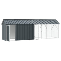 Vogelkooi Antraciet 422 X 103 X 142 Cm Gegalvaniseerd Staal