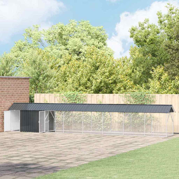 Vogelkooi Antraciet 430 X 208 X 247 Cm Gegalvaniseerd Staal