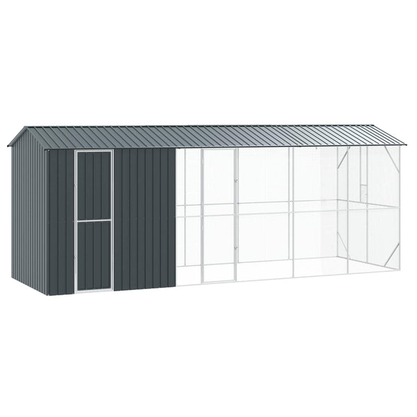 Vogelkooi Antraciet 422 X 103 X 142 Cm Gegalvaniseerd Staal