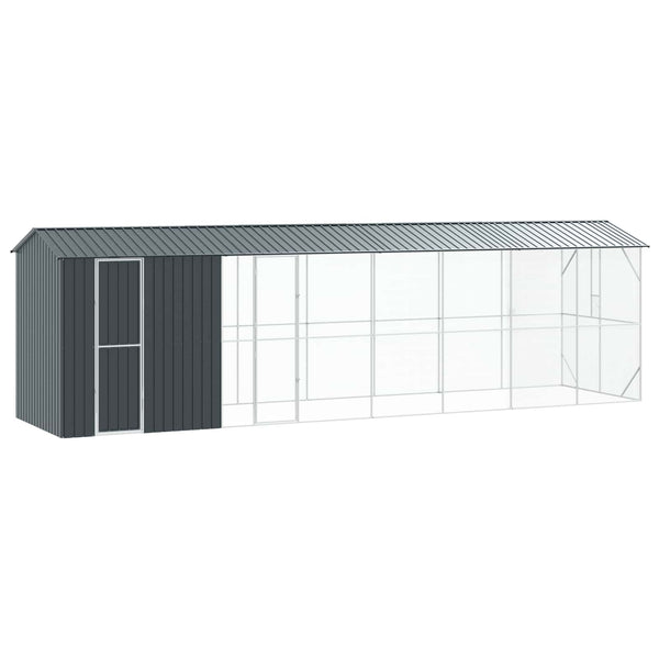 Vogelkooi Antraciet 422 X 103 X 142 Cm Gegalvaniseerd Staal