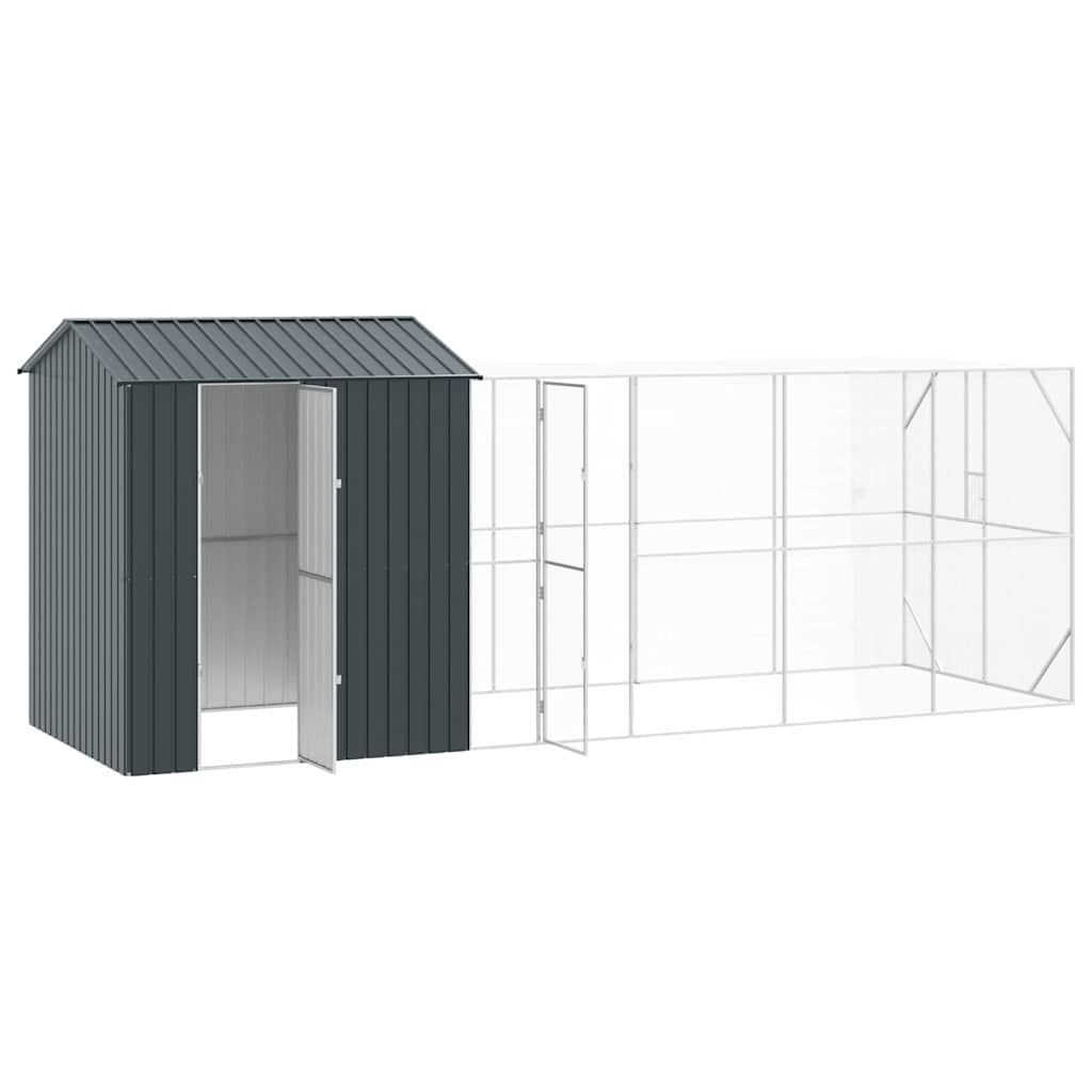 Vogelkooi Antraciet 621 X 208 X 247 Cm Gegalvaniseerd Staal