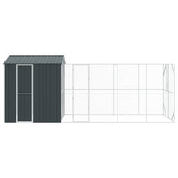 Vogelkooi Antraciet 621 X 208 X 247 Cm Gegalvaniseerd Staal