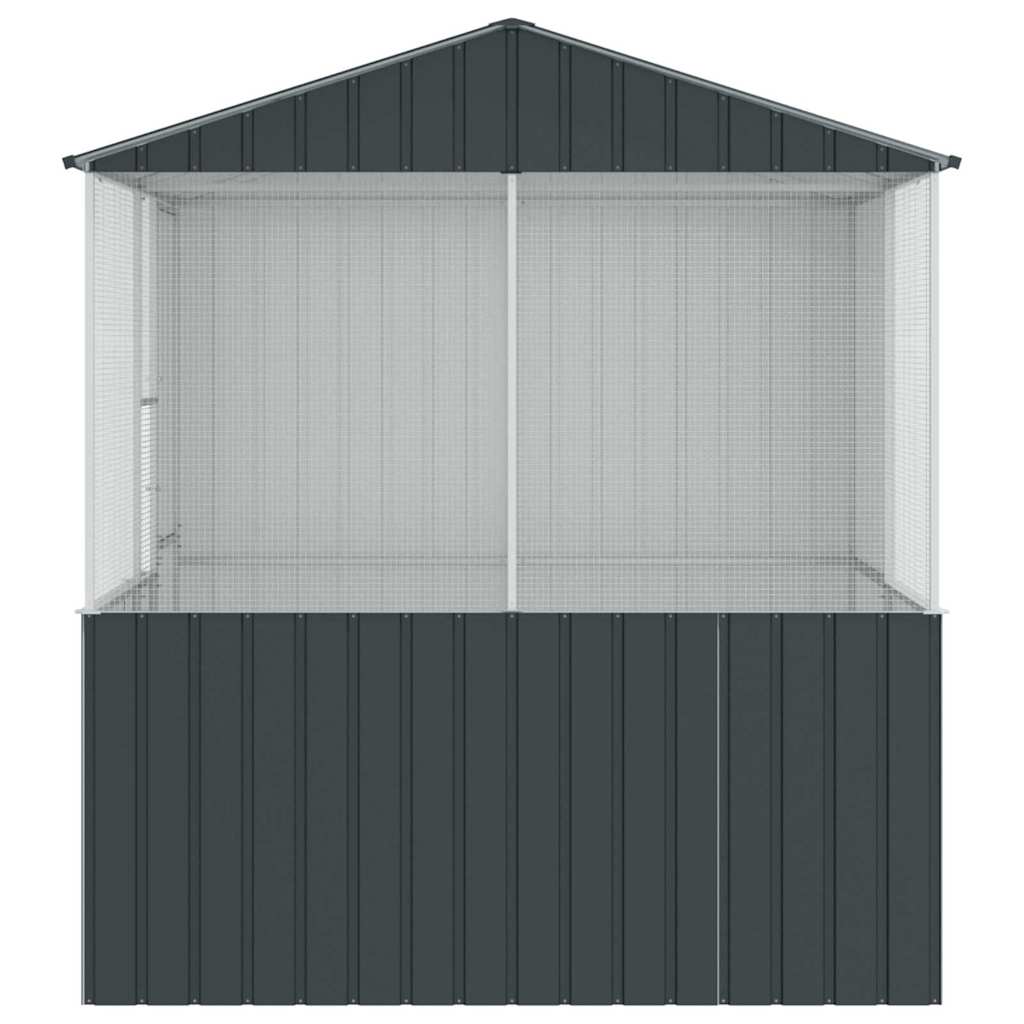 Vogelkooi Antraciet 215 X 209 X 230 Cm Gegalvaniseerd Staal