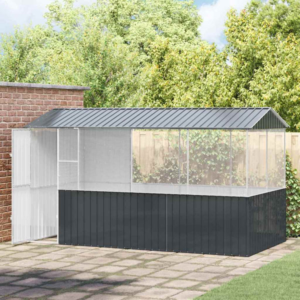 Vogelkooi Antraciet 215 X 209 X 230 Cm Gegalvaniseerd Staal