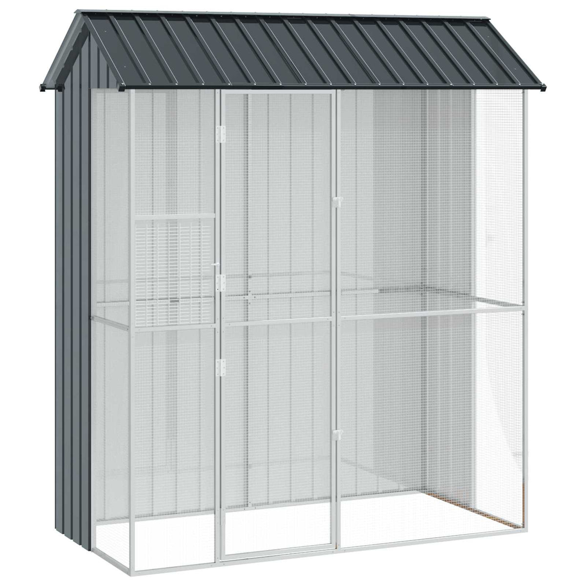 Vogelkooi 215 X 110 X 247 Cm Gegalvaniseerd Staal
