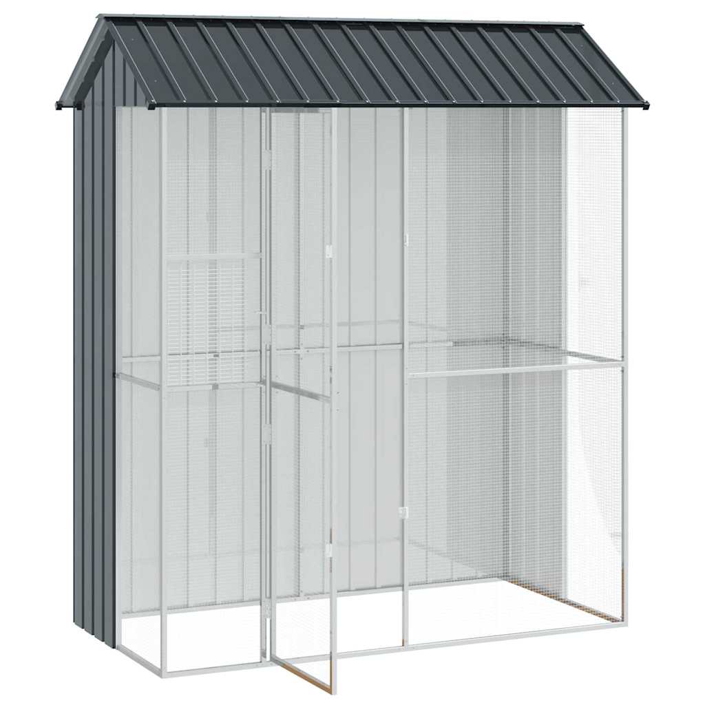 Vogelkooi 215 X 110 X 247 Cm Gegalvaniseerd Staal