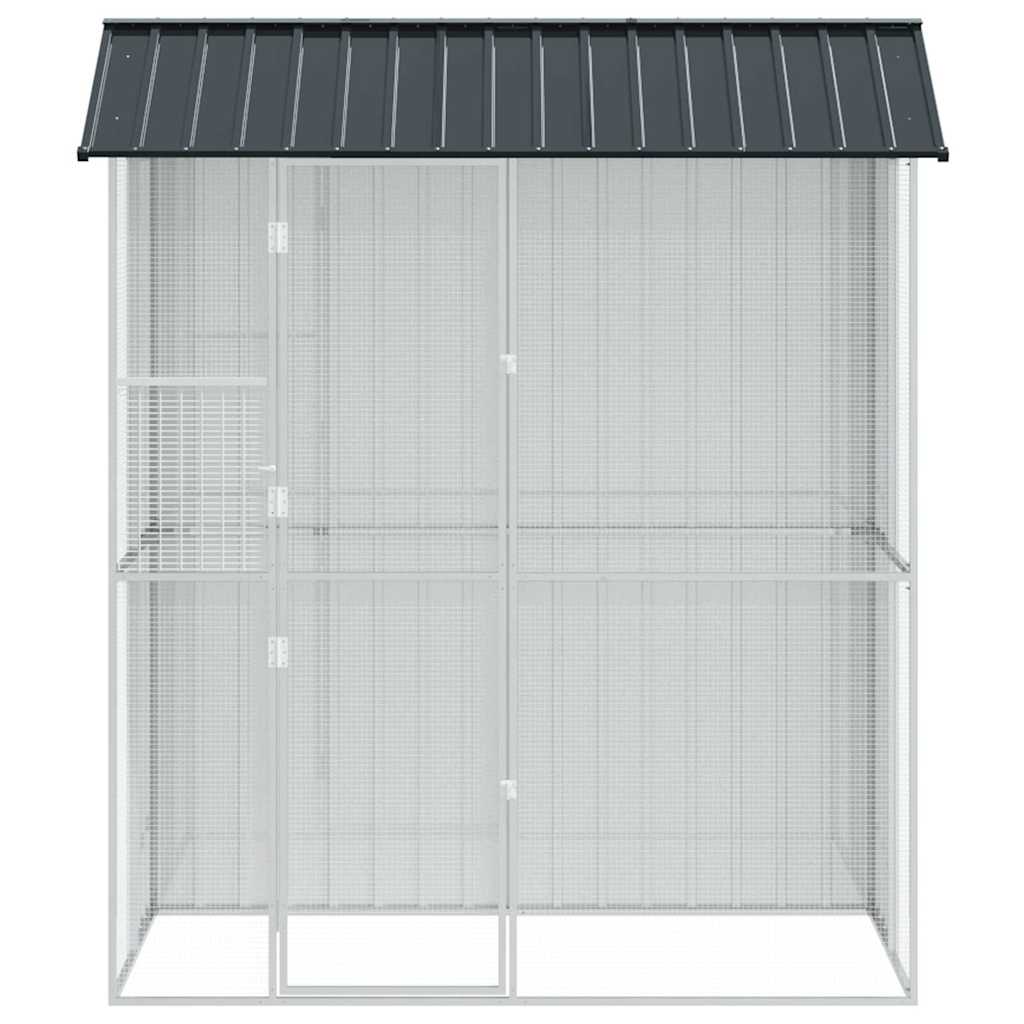 Vogelkooi 215 X 110 X 247 Cm Gegalvaniseerd Staal