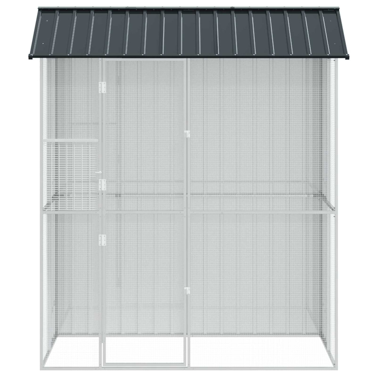 Vogelkooi 215 X 110 X 247 Cm Gegalvaniseerd Staal