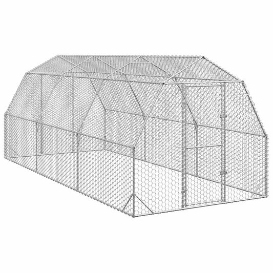 Kippenren 2,5X6X2,25 M Gegalvaniseerd Staal