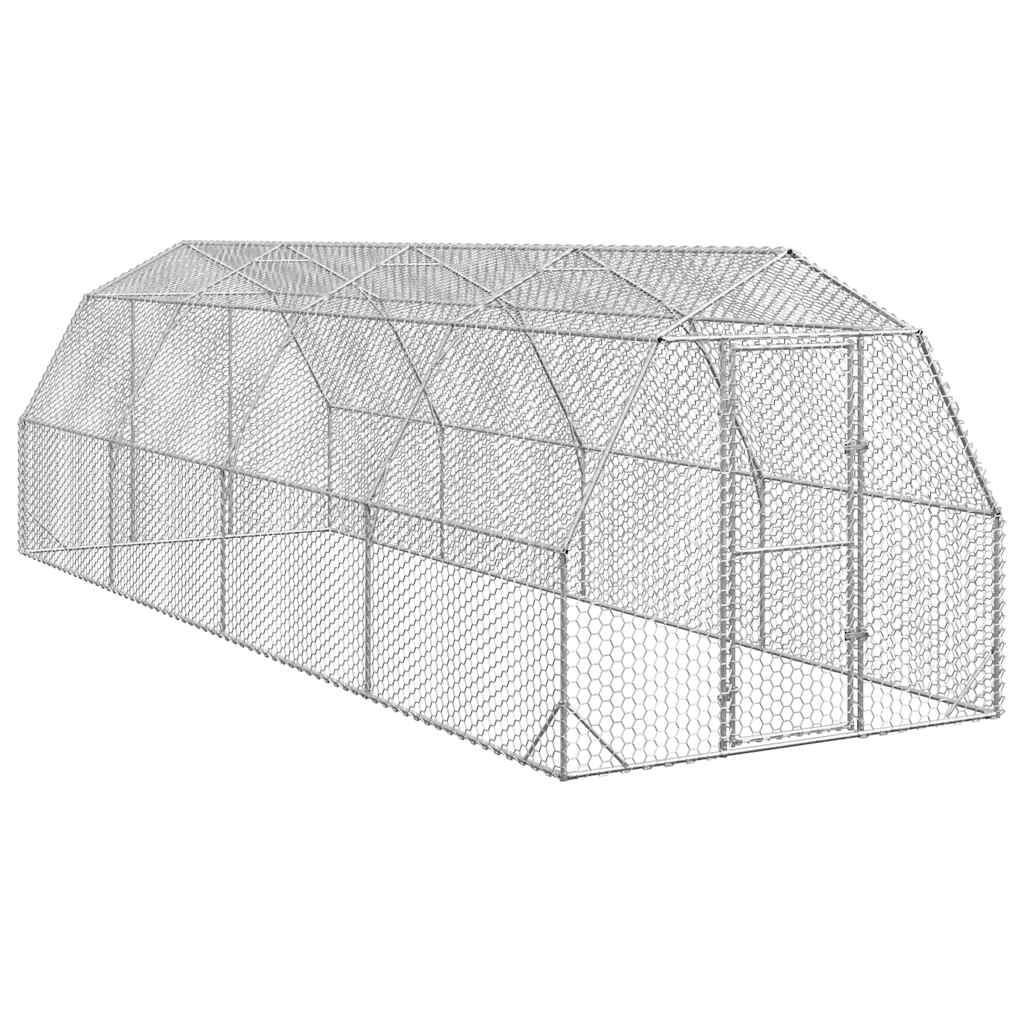 Kippenren 2,5X6X2,25 M Gegalvaniseerd Staal