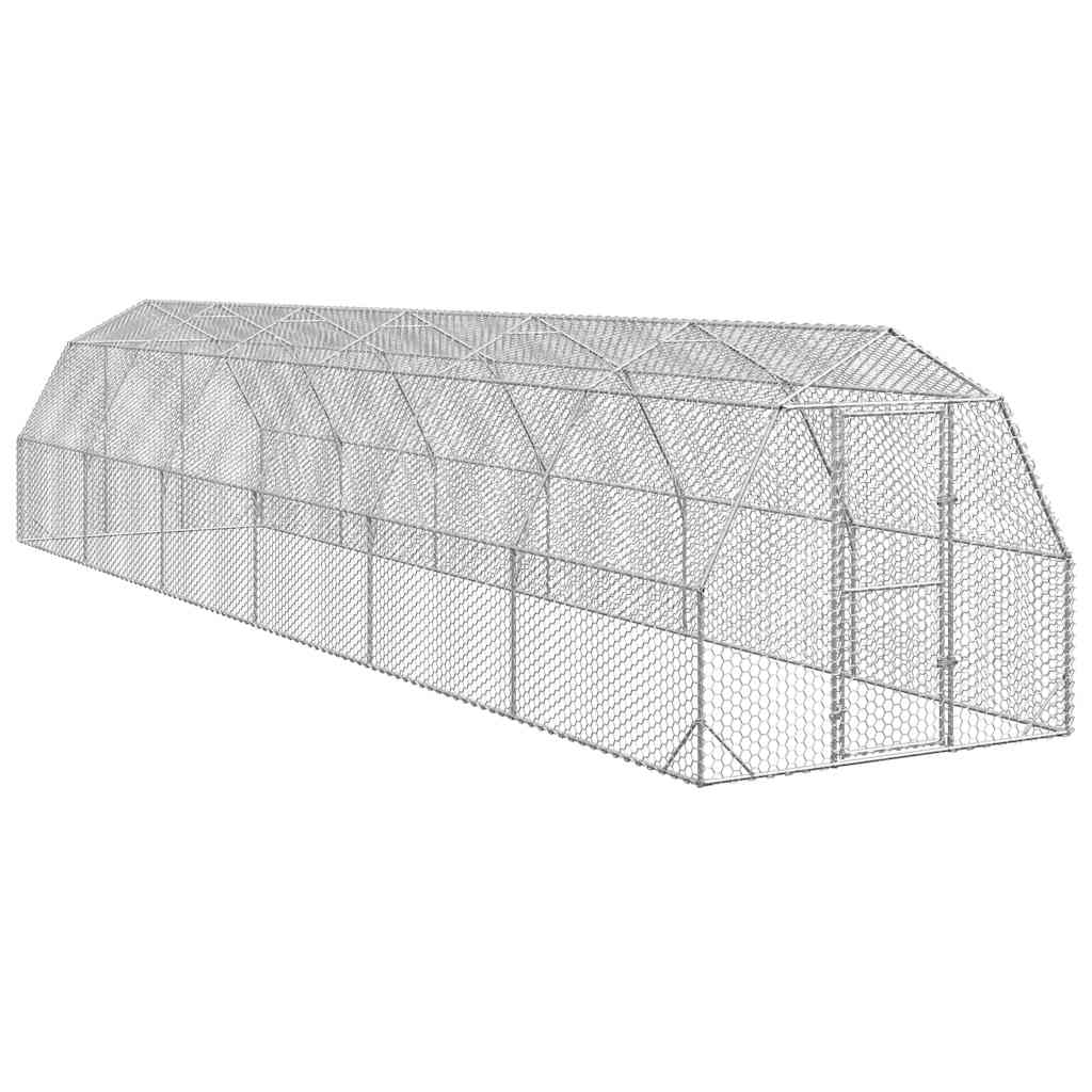 Kippenren 2,5X6X2,25 M Gegalvaniseerd Staal