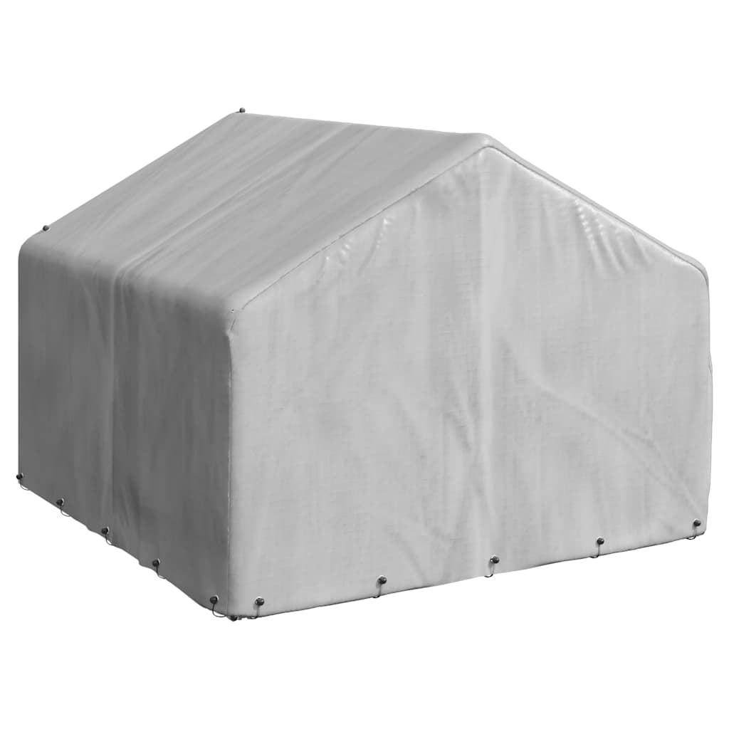 Hondenhok Voor Buiten Met Hoes 2X2X1,5 M Gegalvaniseerd Staal