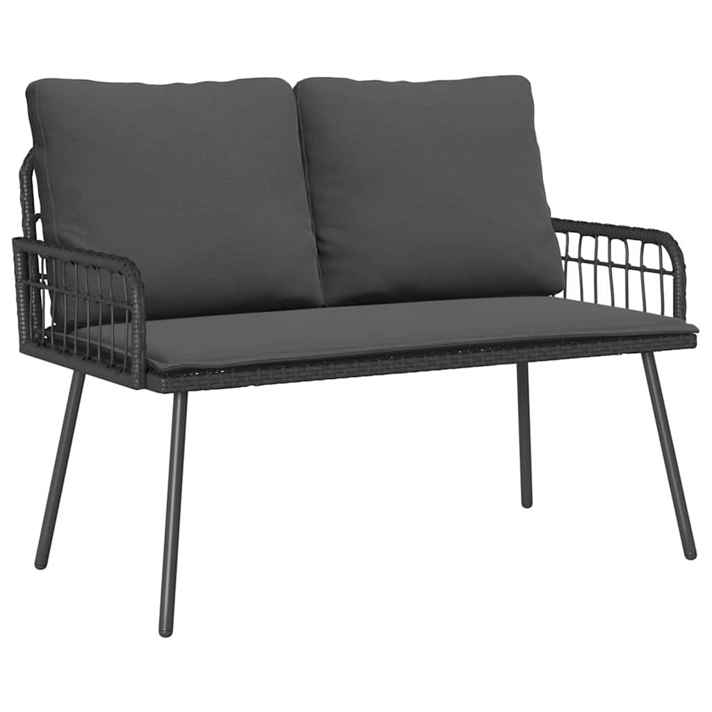 Tuin Eetset 2 Pcs Poly Rattan