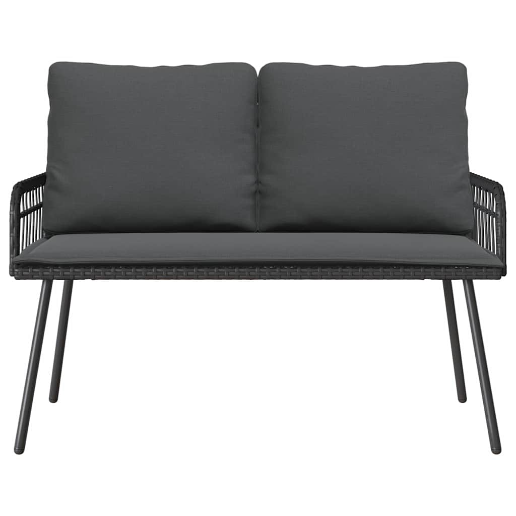 Tuin Eetset 2 Pcs Poly Rattan
