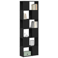 Boekenkast/Kamerscherm Kleurig Zwart Eiken