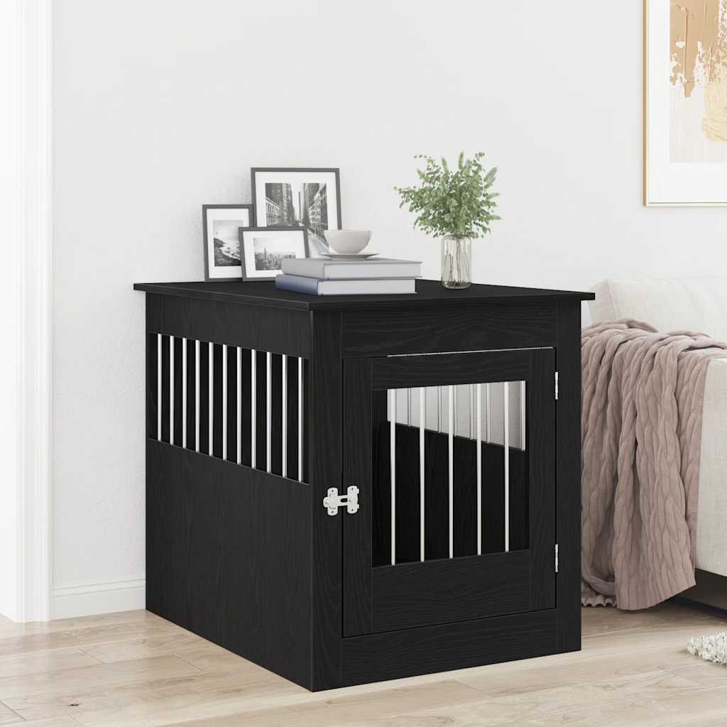 Hondenbench 64,5X80X71 Cm Bewerkt Hout Kleurig