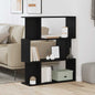 Boekenkast 80X24X96 Cm Bewerkt Hout Artisanaal Eikenkleur
