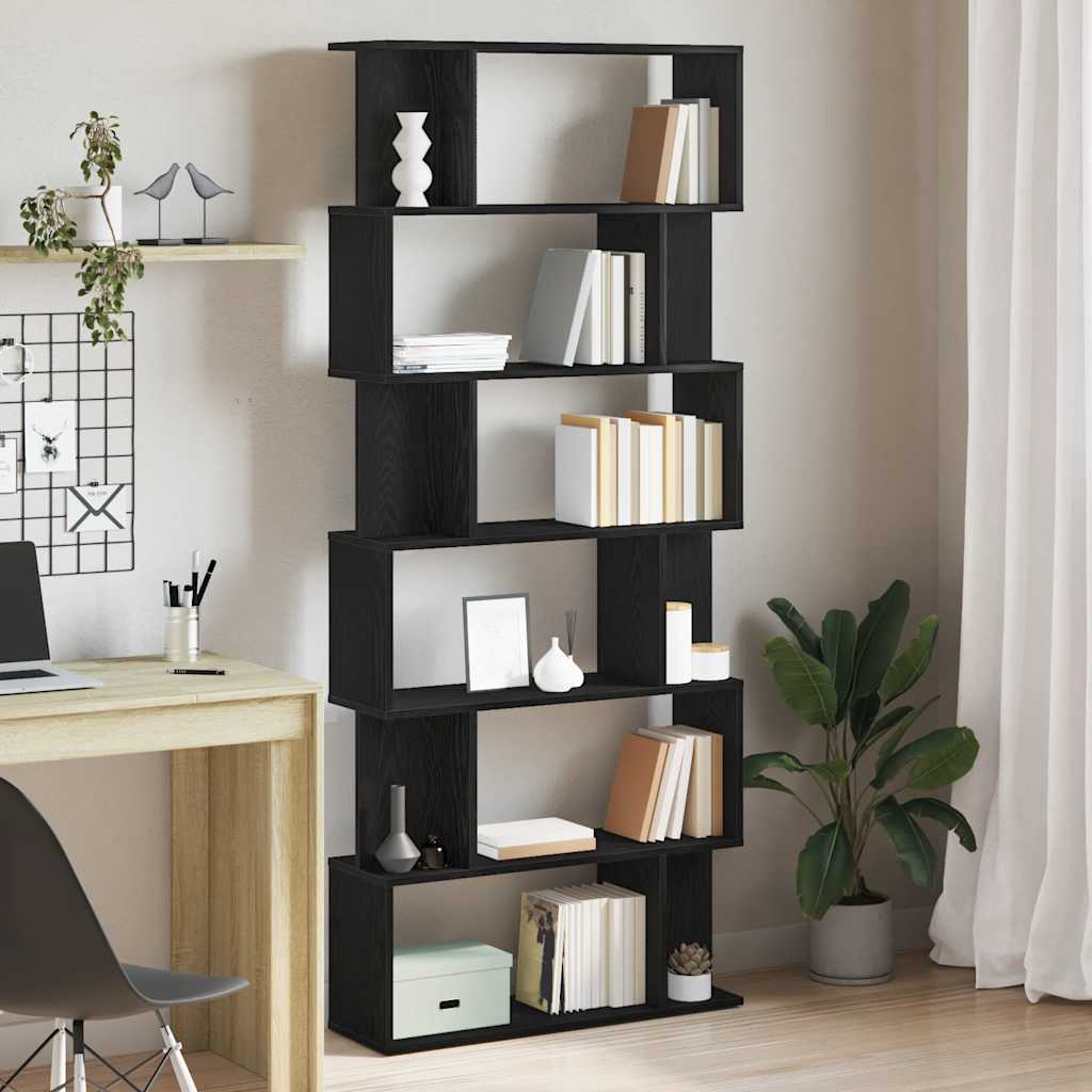 Boekenkast/Kamerscherm 80X24X192 Cm Bewerkt Hout