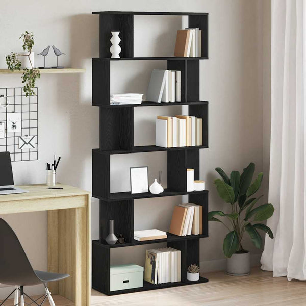 Boekenkast/Kamerscherm 80X24X192 Cm Bewerkt Hout