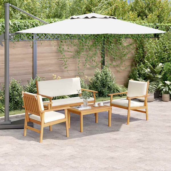 Tuin Sofa Set 6 Pcs Bruin 45 X 45 X 38Cm Massief Acaciahout