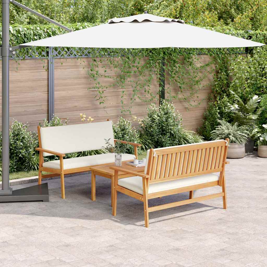 Tuin Sofa Set 6 Pcs Bruin 45 X 45 X 38Cm Massief Acaciahout
