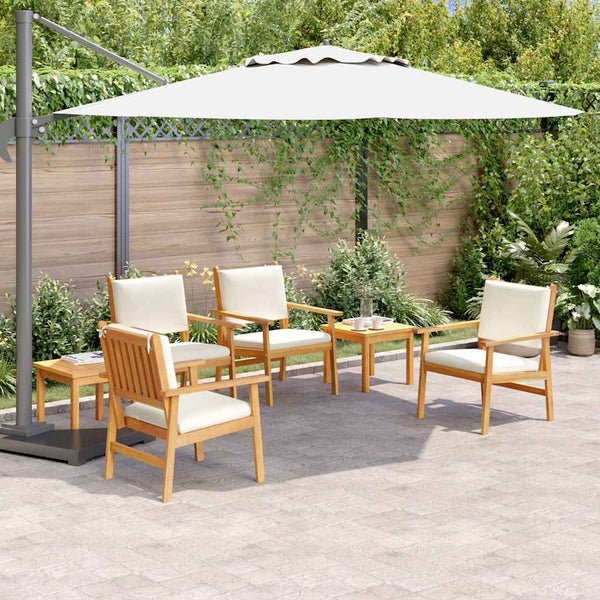 Tuin Sofa Set 6 Pcs Bruin 45 X 45 X 38Cm Massief Acaciahout