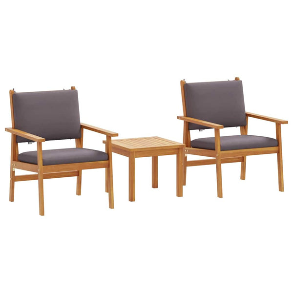 Tuin Sofa Set 6 Pcs Bruin 45 X 45 X 38Cm Massief Acaciahout