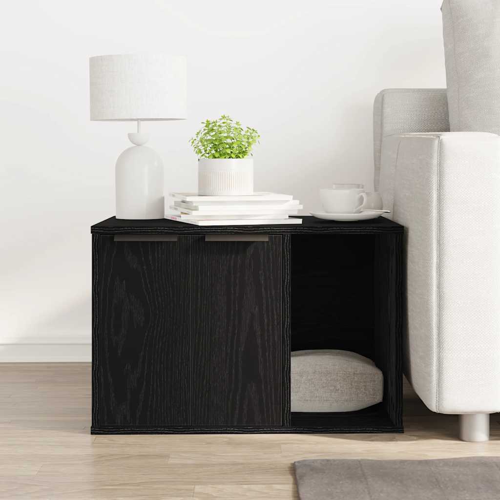 Kattenbakomheining Bewerkt Hout
