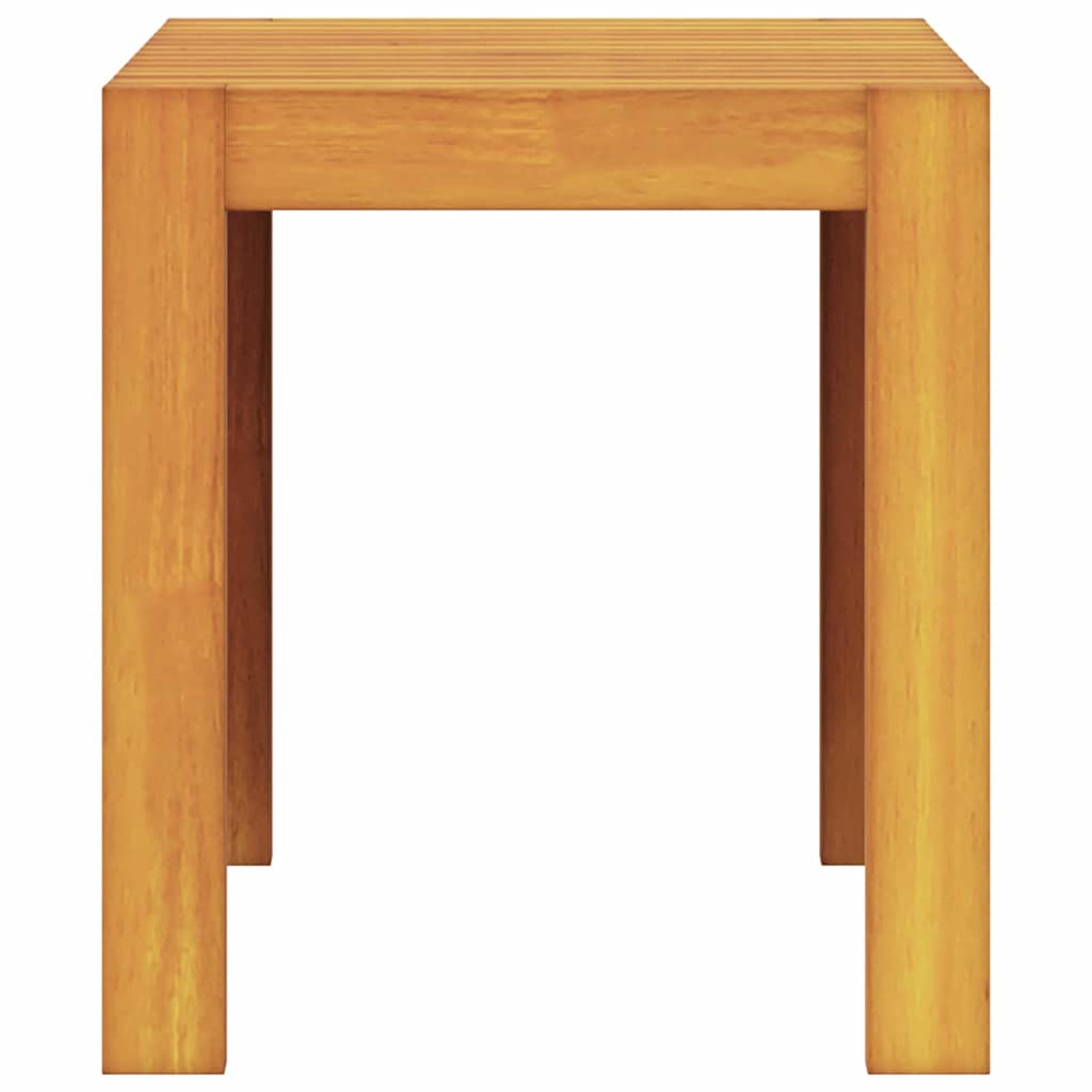 Bijzettafel Olie Naturel 43 X 36 X 40 Cm Massief Teakhout