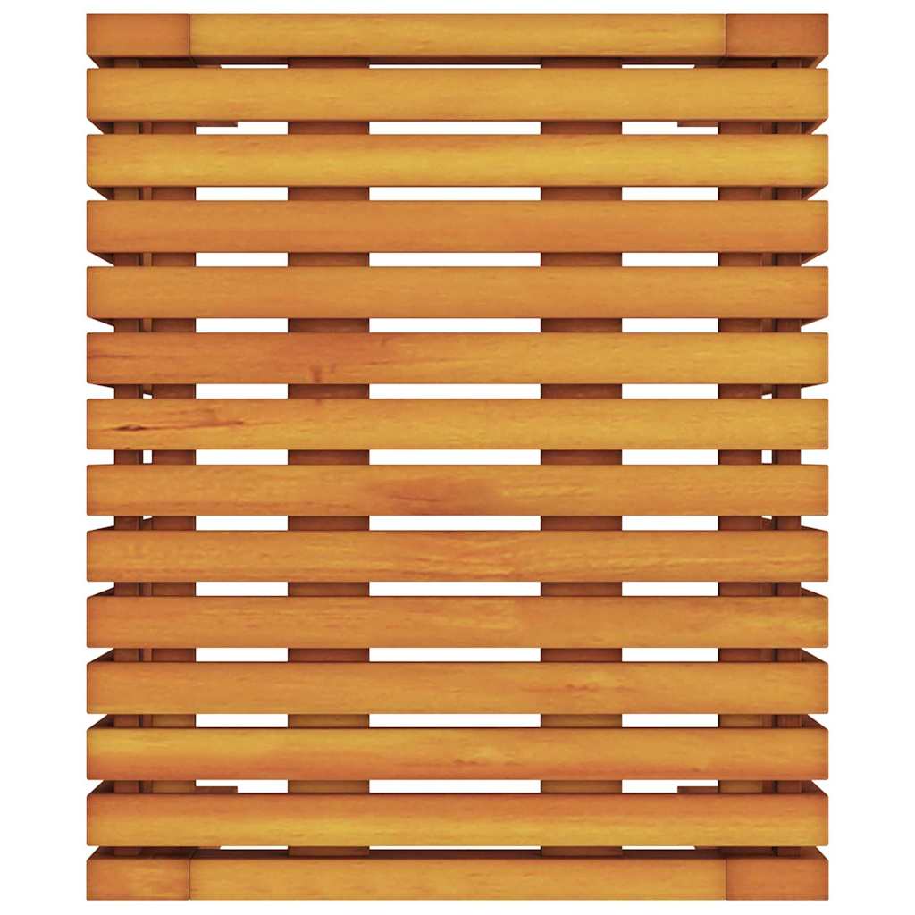 Bijzettafel Olie Naturel 43 X 36 X 40 Cm Massief Teakhout