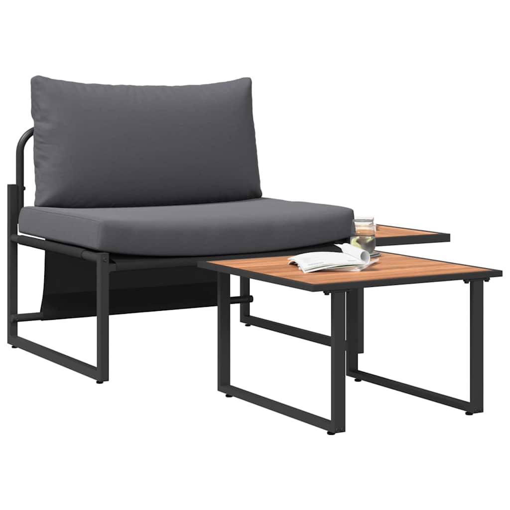 Tuin Sofa Set 2 Pcs Staal