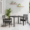 Tuin Eetset 5 Pcs Poly Riet