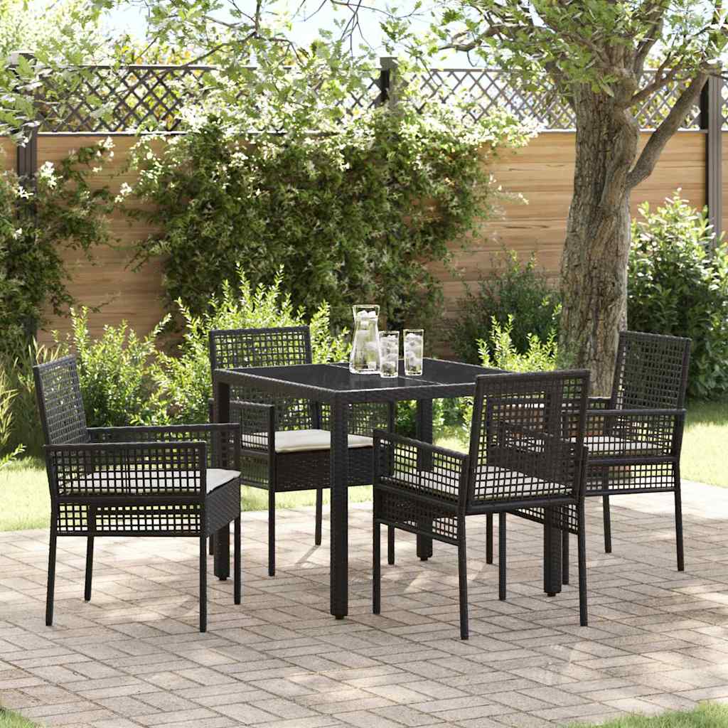 Tuin Eetset 5 Pcs Poly Riet