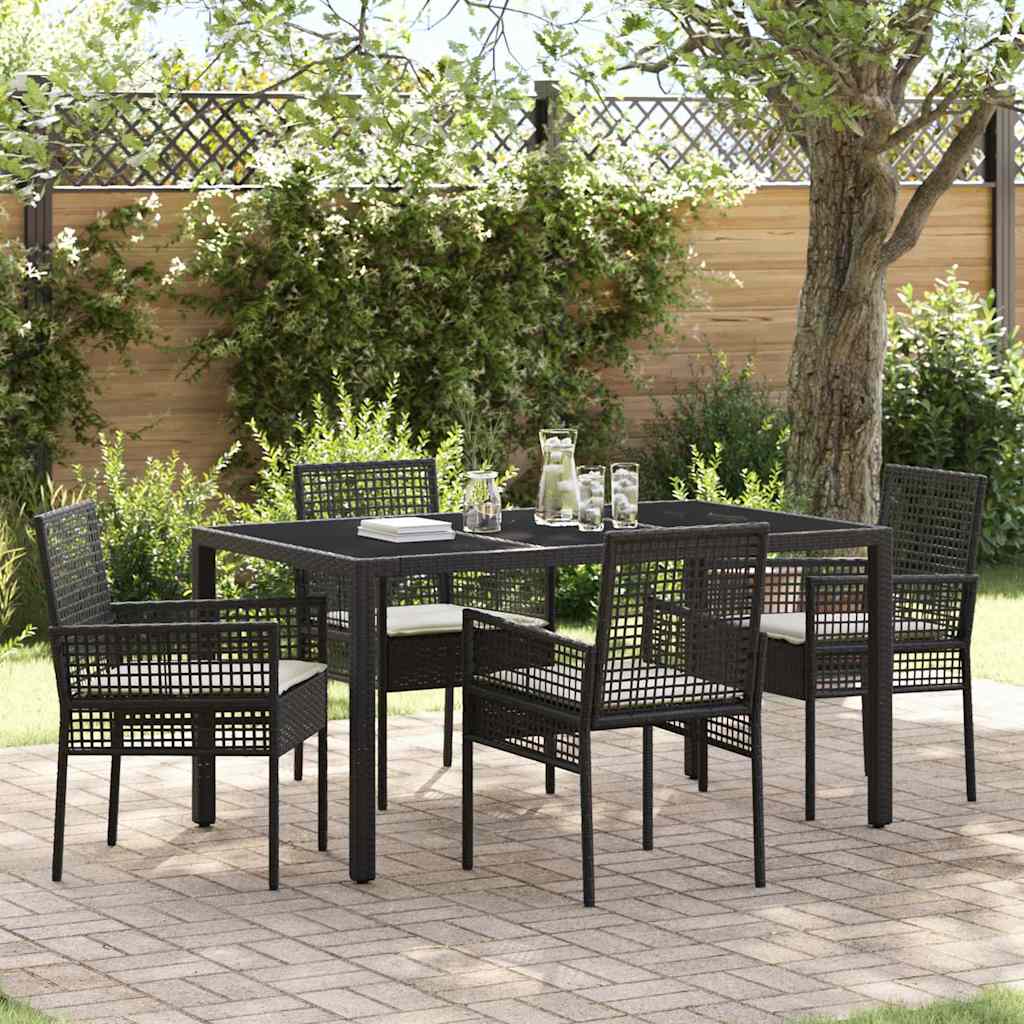 Tuin Eetset 5 Pcs Poly Riet