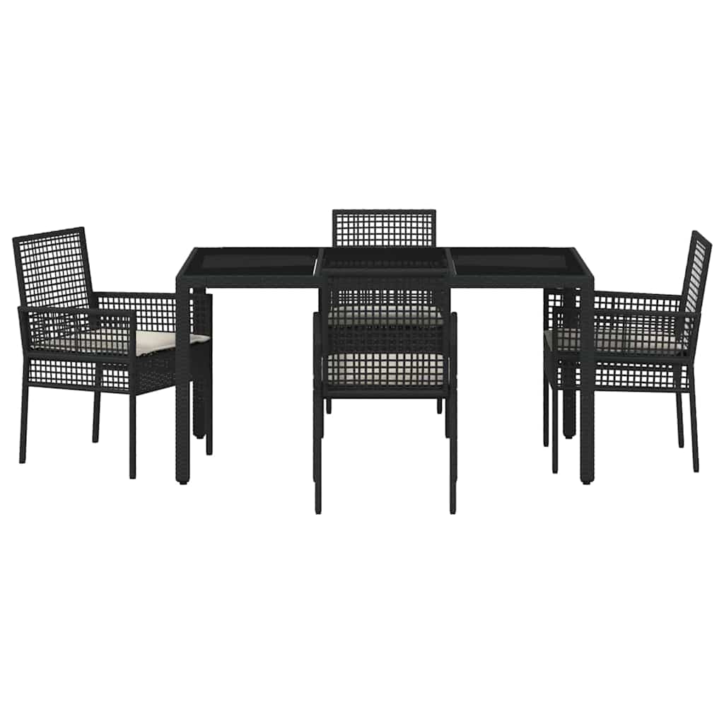 Tuin Eetset 5 Pcs Poly Riet