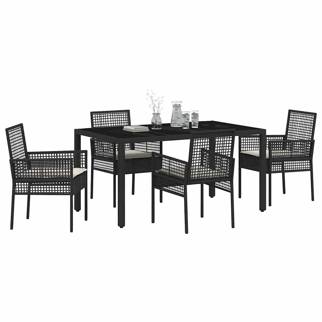 Tuin Eetset 5 Pcs Poly Riet