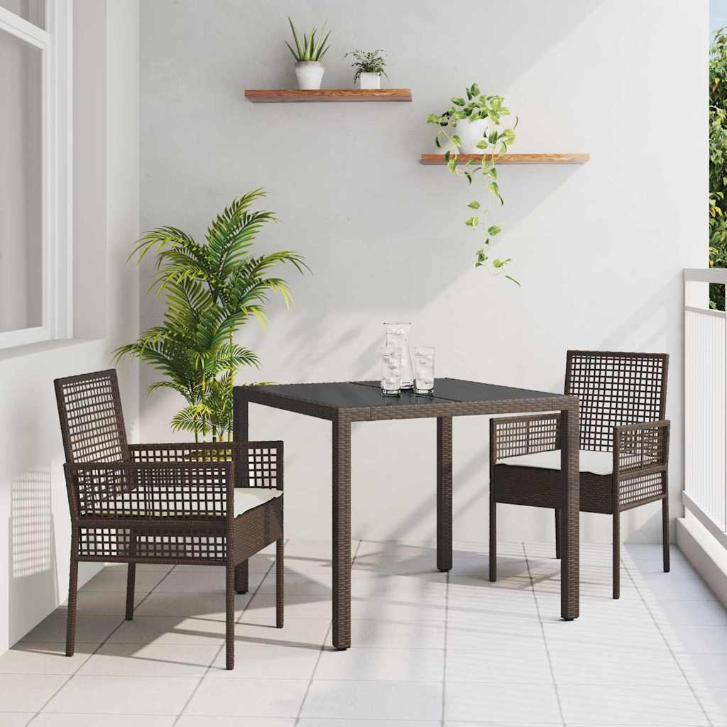 Tuin Eetset 5 Pcs Poly Riet