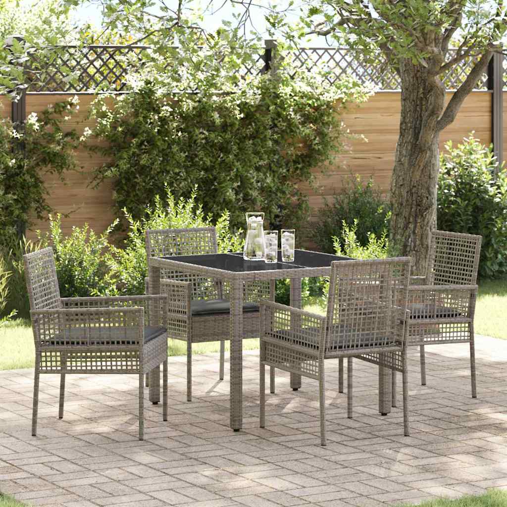 Tuin Eetset 5 Pcs Poly Riet