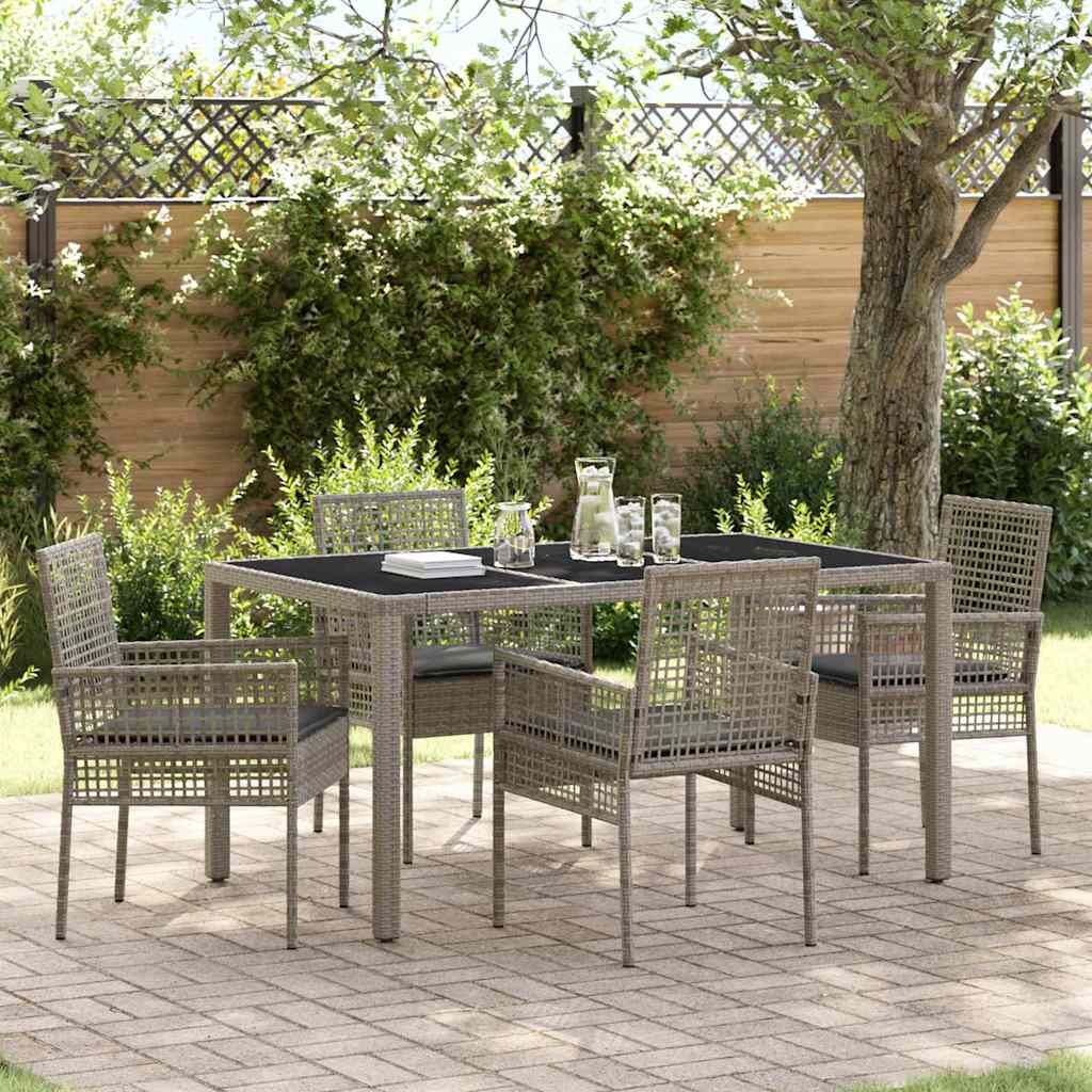 Tuin Eetset 5 Pcs Poly Riet