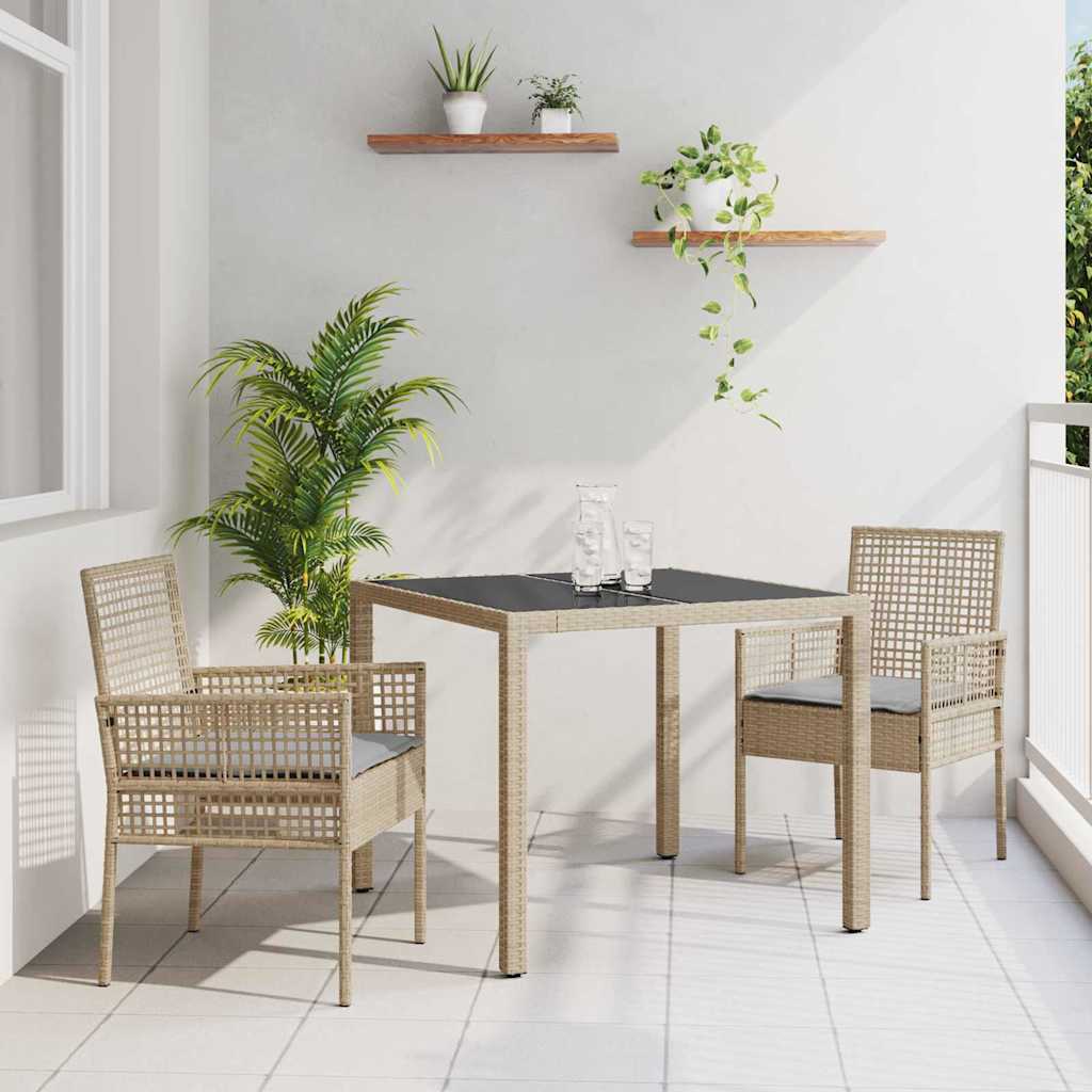 Tuin Eetset 5 Pcs Poly Riet