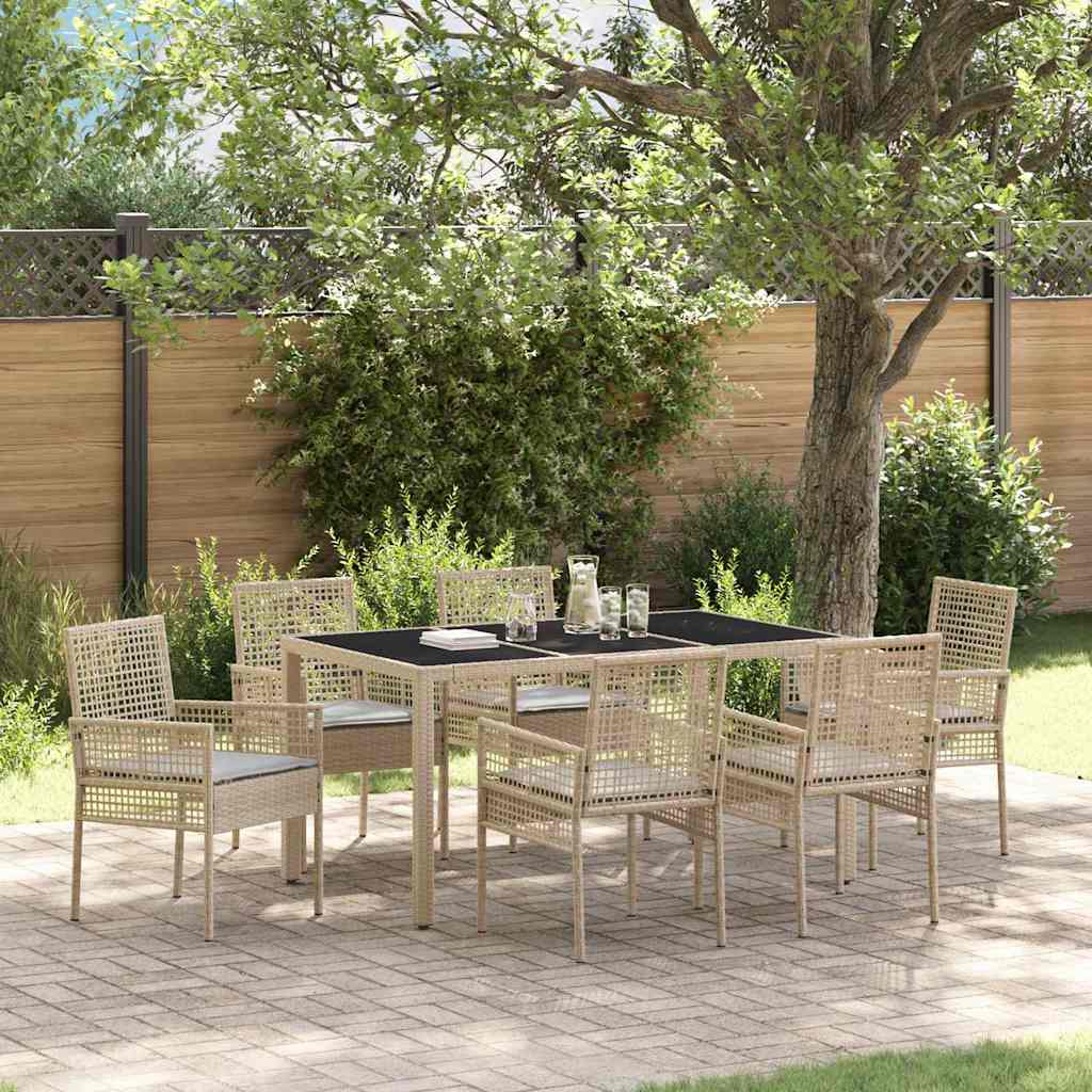 Tuin Eetset 5 Pcs Poly Riet