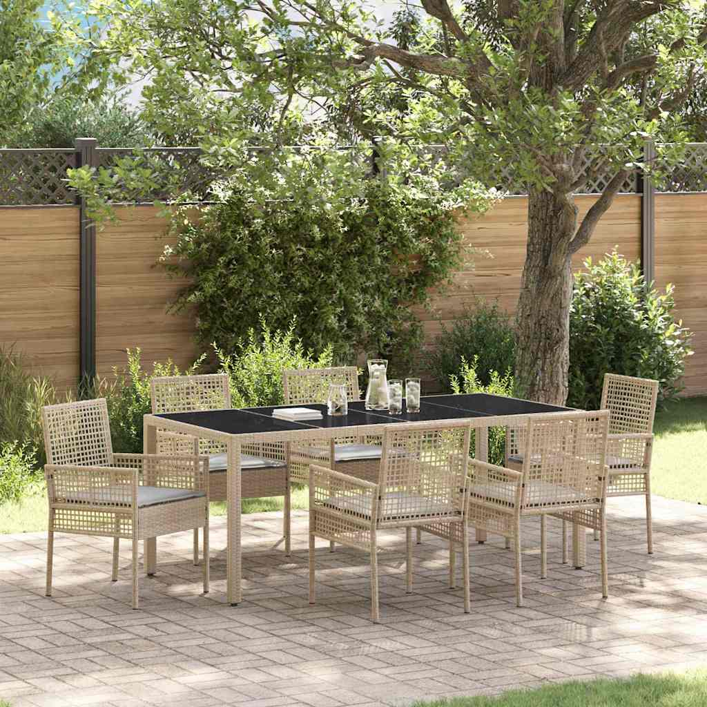 Tuin Eetset 5 Pcs Poly Riet