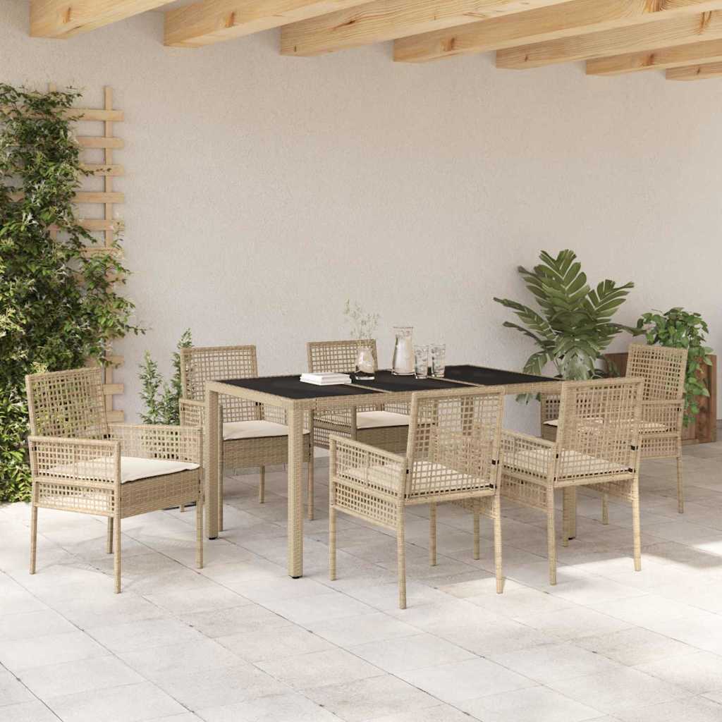 Tuin Eetset 5 Pcs Poly Riet
