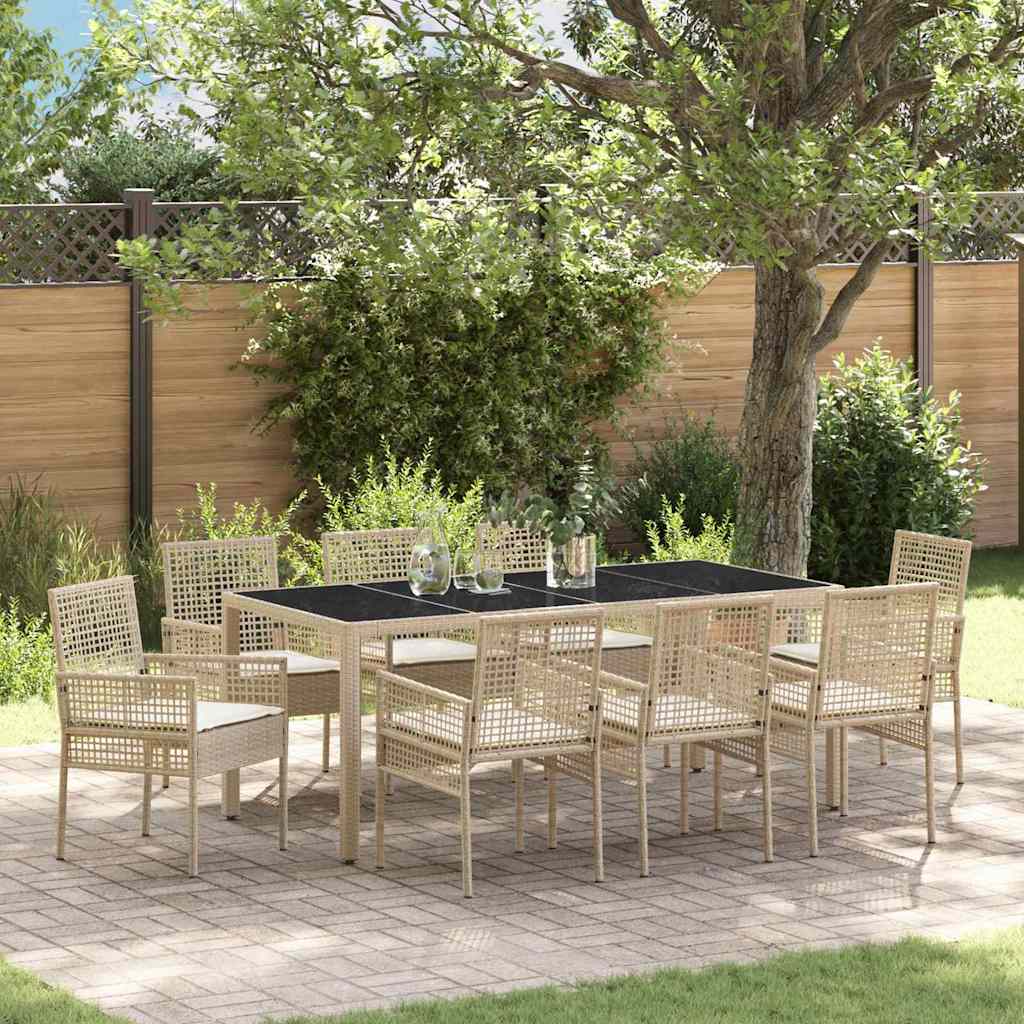 Tuin Eetset 5 Pcs Poly Riet