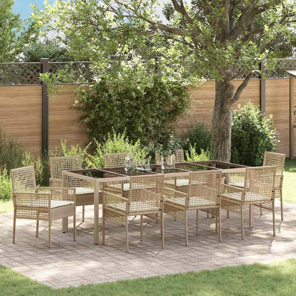 Tuin Eetset 5 Pcs Poly Riet