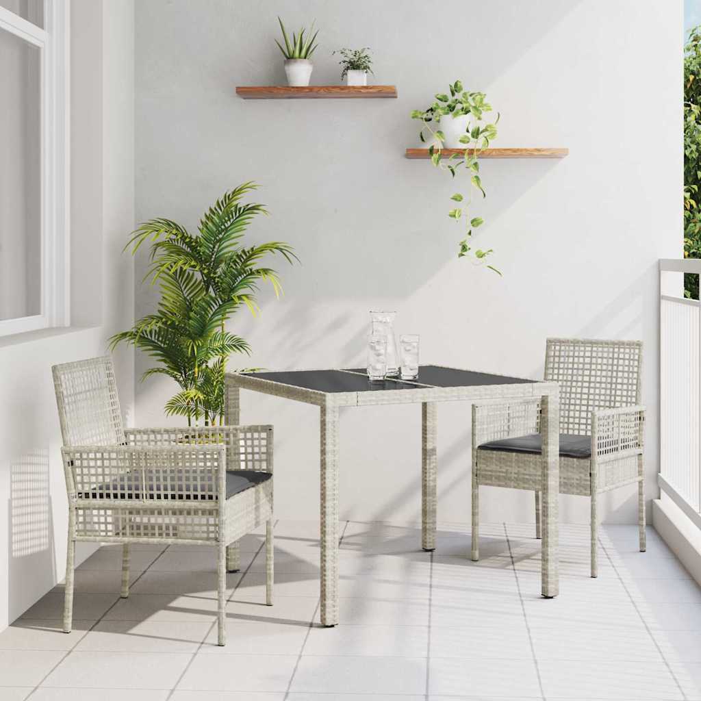 Tuin Eetset 5 Pcs Poly Riet
