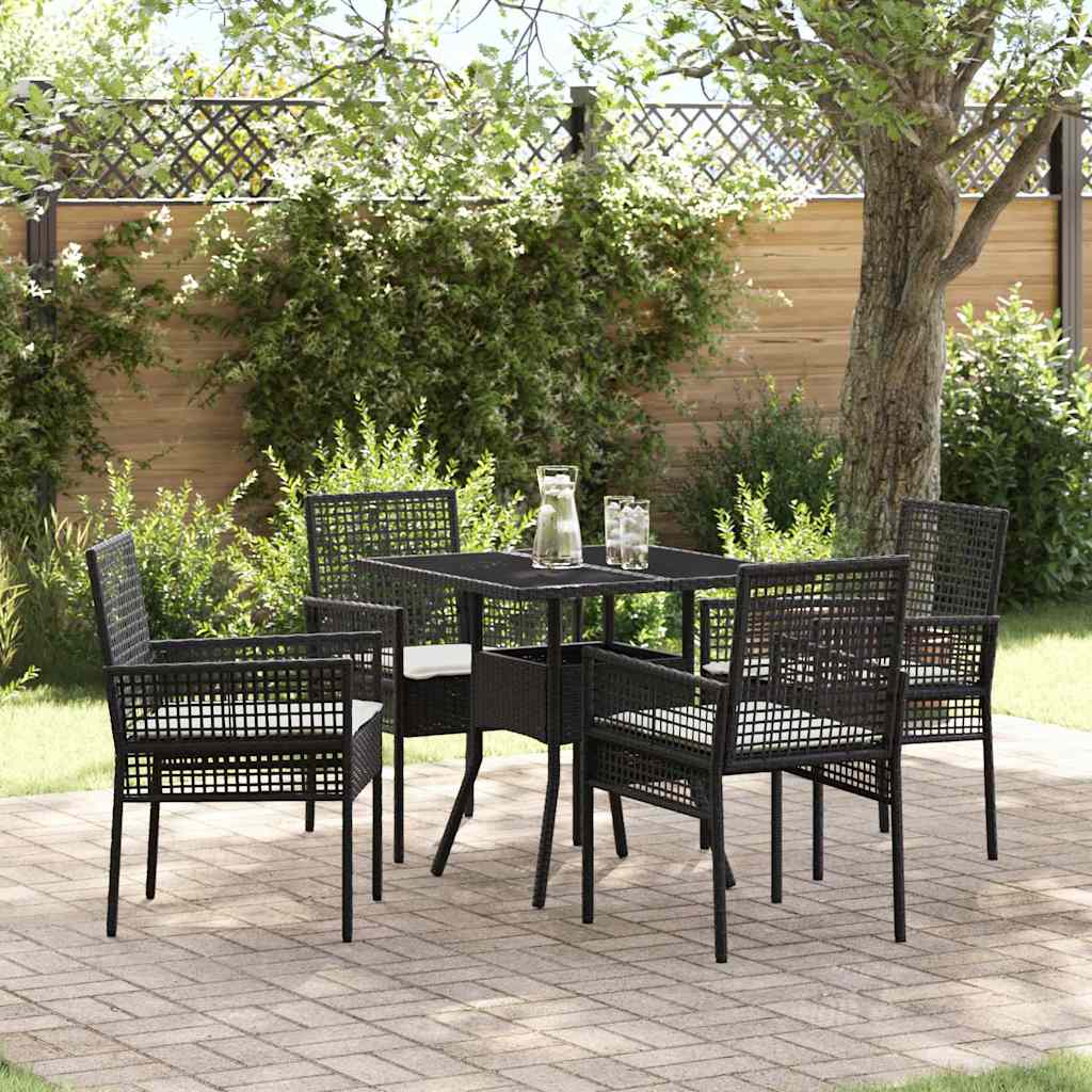 Tuin Eetset 3 Pcs Poly Riet